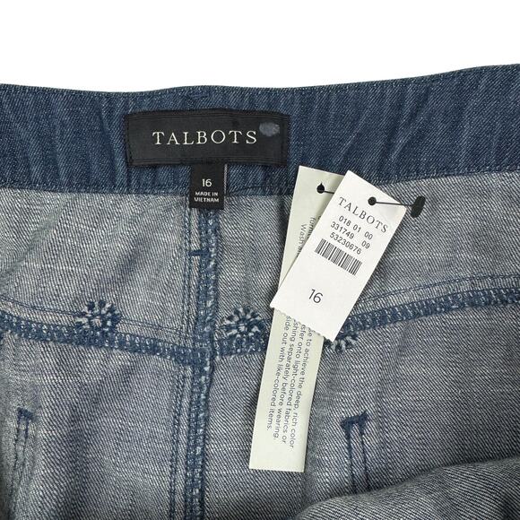 Talbots Embroidered Boho Soft Comfy Lightweight Lyocel Blend Skirt Women's SZ 16 - Picture 4 of 5